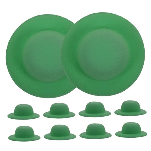 IMIKEYA 10 Stück Mini-Strohhut Puppenstrohhüte Puppenhaus-Miniaturen Mini-Hutbasis Mini-Craft-Hut Hut für kleine Puppe Kappe Party-Accessoires Minihüte zum Basteln Mini-Hut- Eva Green IMIKEYA 10 Stück Mini-Strohhut Puppenstrohhüte Puppenhaus-Miniaturen Mini-Hutbasis Mini-Craft-Hut Hut für kleine Puppe Kappe Party-Accessoires Minihüte zum Basteln Mini-Hut- Eva Green von IMIKEYA