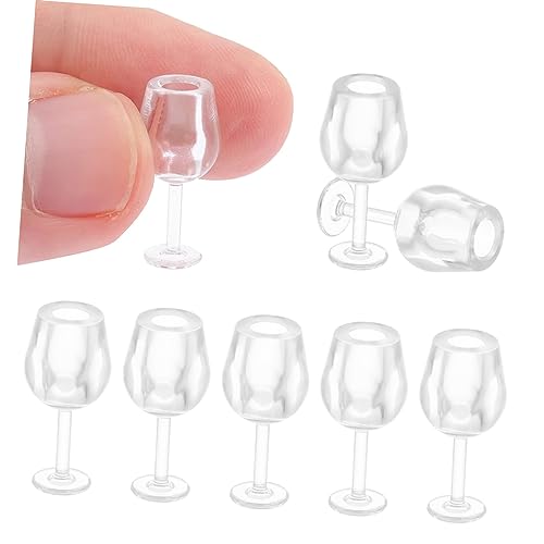 IMIKEYA 10 Stück Mini Weinglas Minibecher Für Puppen Miniatur Babypuppe Mini-zubehör Puppe Weingläser Kleine Weingläser Mini-bierkrüge Kinderbrille Puppenhaus Wein Weiß Plastik IMIKEYA 10 Stück Mini Weinglas Minibecher Für Puppen Miniatur Babypuppe Mini-zubehör Puppe Weingläser Kleine Weingläser Mini-bierkrüge Kinderbrille Puppenhaus Wein Weiß Plastik von IMIKEYA