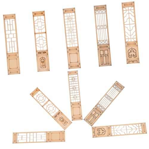 IMIKEYA 10 Stück Mini-Zaun Bildschirm Puppe Miniaturen Mini-faltwand Feen Miniatur Figuren Mädchen Abs IMIKEYA 10 Stück Mini-Zaun Bildschirm Puppe Miniaturen Mini-faltwand Feen Miniatur Figuren Mädchen Abs von IMIKEYA