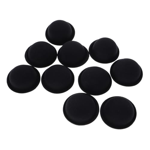 IMIKEYA 10 Stück Mini-Zylinder Accessoires für Puppen Miniaturhut für Puppen Kleine Hutform Filzhut für Puppenzubehör Miniaturhut für Dekoration Mini-Bowlerhut Bowler-Hüte Stoff Black von IMIKEYA