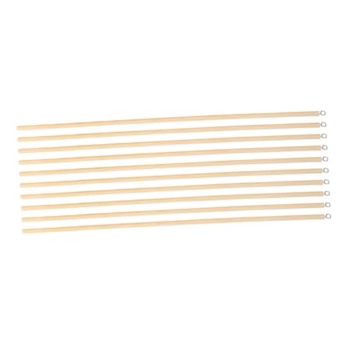 IMIKEYA 10 Stück Schattenpuppenmaterial Unfertige Bastelstäbchen Metall Khaki von IMIKEYA