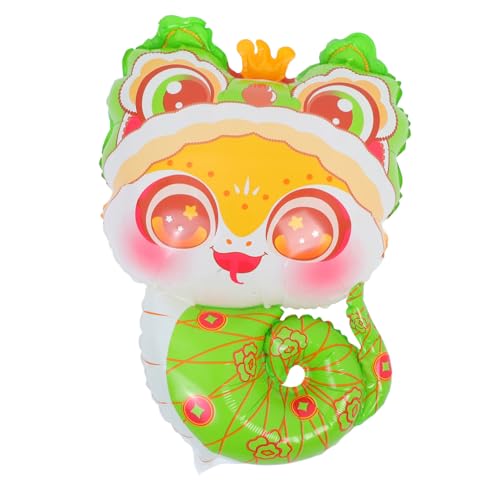 IMIKEYA 10 Stück Schlangenballon Halloween- Geformte Luftballons Aus Aluminiumfolie Schlangenspielzeug Schlangenfigur Halloween Kleine Spielzeuge Folienballons Green Plastik von IMIKEYA
