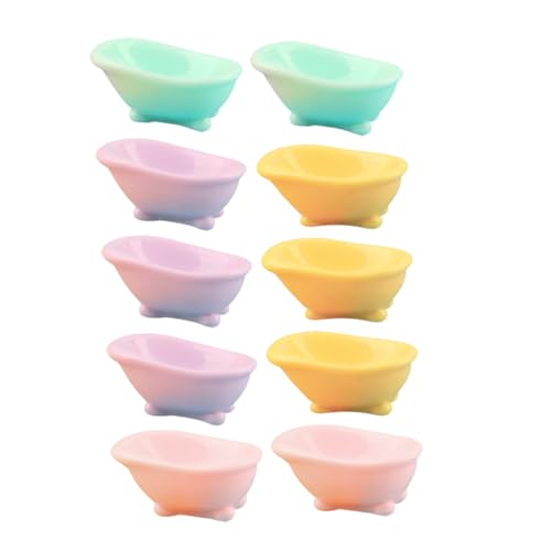 IMIKEYA 10 Stück Simulierte Badewannen Ornamente Mini Badewannenmodelle Für Puppenhäuser Puppenhausmöbel Simulation Einer Waschbadewanne DIY Landschaftsdekor Badezimmer Rollenspiel IMIKEYA 10 Stück Simulierte Badewannen Ornamente Mini Badewannenmodelle Für Puppenhäuser Puppenhausmöbel Simulation Einer Waschbadewanne DIY Landschaftsdekor Badezimmer Rollenspiel von IMIKEYA