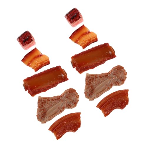 IMIKEYA 10stücke Teiliges Gefälschte Schweinerippen Dekoration Realistisches Kunstfleisch Für Küche Spielküche Und Fotografie Requisite Für Kreative Präsentationen IMIKEYA 10stücke Teiliges Gefälschte Schweinerippen Dekoration Realistisches Kunstfleisch Für Küche Spielküche Und Fotografie Requisite Für Kreative Präsentationen von IMIKEYA