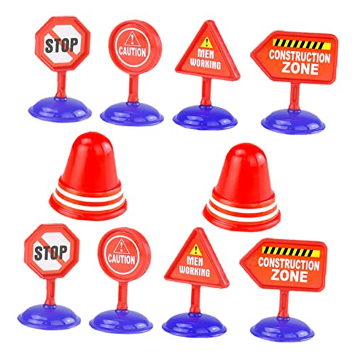 IMIKEYA 10 Stück Teiliges DIY Verkehrsschild für Simulation von Straßenblockaden und Verkehrszeichen für Kreative Spiele und Verkehrssimulationen Fördert Fantasie und Praktische IMIKEYA 10 Stück Teiliges DIY Verkehrsschild für Simulation von Straßenblockaden und Verkehrszeichen für Kreative Spiele und Verkehrssimulationen Fördert Fantasie und Praktische von IMIKEYA