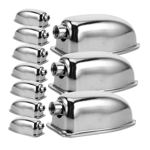 IMIKEYA 10 Stück Trommelstollen Trommel-Zubehör Schlagzeug-Zubehör Schlagzeugteile Schlagzeug Lugs Schlagzeug Ersatzteile Snaredrum-Zubehör Snare-Drum-Ständer Trommelteile Eisen Silver von IMIKEYA