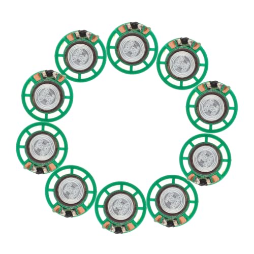 IMIKEYA 10 Stück Trompete Klein Mit Selbstklebender Rückseite Tonersatz DIY Lautsprecher Mini Magnetlautsprecher Telefonhupe Außenform Blau Lautsprecher Elektronisches von IMIKEYA
