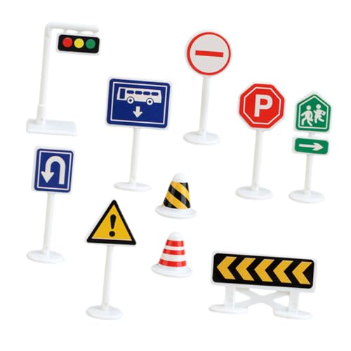 IMIKEYA 10 Stück Verkehrskognitivmodell Kinderspielzeug Bildungsspielzeug Simulation Straßenschild Miniatur Barrikade Sandtisch-Verkehrszeichen Miniatur-Verkehrsbarrieren- Abs IMIKEYA 10 Stück Verkehrskognitivmodell Kinderspielzeug Bildungsspielzeug Simulation Straßenschild Miniatur Barrikade Sandtisch-Verkehrszeichen Miniatur-Verkehrsbarrieren- Abs von IMIKEYA