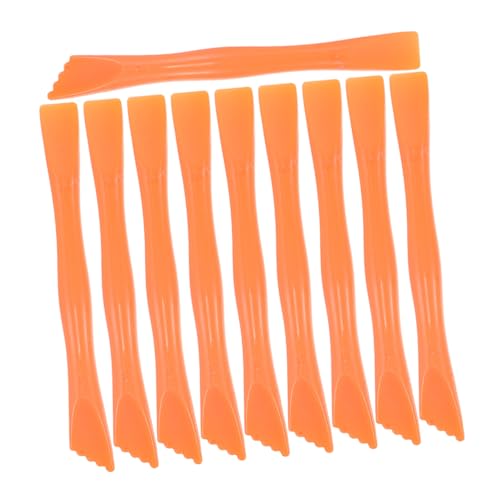 IMIKEYA 10 Stück für archäologische Ausgrabungen archäologie Werkzeug experimentierkästen Handwerkzeug für Dinosaurier Grabung Steinmeißel Kleiner Meißel PVC Orange von IMIKEYA