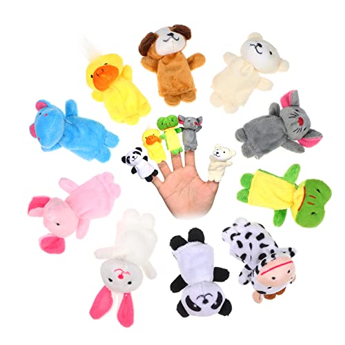 IMIKEYA 10 Stück tierische Fingerpuppe Plüschtier-Fingerpuppen Fingerpuppe Puppe Requisite Handfingerpuppen Fingerpuppe Fingerpuppen für Fingerspielzeug IMIKEYA 10 Stück tierische Fingerpuppe Plüschtier-Fingerpuppen Fingerpuppe Puppe Requisite Handfingerpuppen Fingerpuppe Fingerpuppen für Fingerspielzeug von IMIKEYA