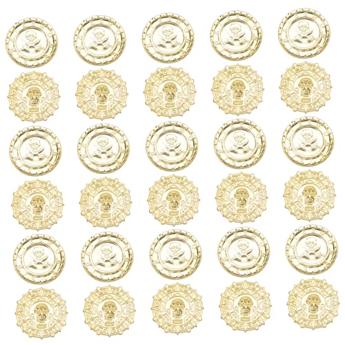 IMIKEYA 100 Stück Goldmünzen aus Kunststoff Piratenparty golden Piratenzubehör Für Piraten-Geburtstagsdekoration Karnevalsmünze Schatzmünzen aus Plastik Piraten-Goldmünzen IMIKEYA 100 Stück Goldmünzen aus Kunststoff Piratenparty golden Piratenzubehör Für Piraten-Geburtstagsdekoration Karnevalsmünze Schatzmünzen aus Plastik Piraten-Goldmünzen von IMIKEYA