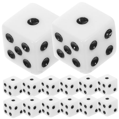 IMIKEYA 100 Stück Partyzubehör Würfeln Würfelspielzeug aus Acryl Spielrequisiten mehrseitige Würfel Spielzeugwürfel Acryl-Spielrequisite Partyspielwürfel Partywürfel Weiß IMIKEYA 100 Stück Partyzubehör Würfeln Würfelspielzeug aus Acryl Spielrequisiten mehrseitige Würfel Spielzeugwürfel Acryl-Spielrequisite Partyspielwürfel Partywürfel Weiß von IMIKEYA