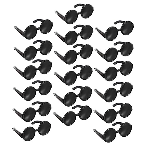 IMIKEYA 100 Stück Puppensonnenbrille Zubehör Puppenbrille Retro Mini-Puppen-Sonnenbrille Anziehbrille Für Puppen Runden DIY Puppen-ankleidebrille Miniatur Black Plastik IMIKEYA 100 Stück Puppensonnenbrille Zubehör Puppenbrille Retro Mini-Puppen-Sonnenbrille Anziehbrille Für Puppen Runden DIY Puppen-ankleidebrille Miniatur Black Plastik von IMIKEYA