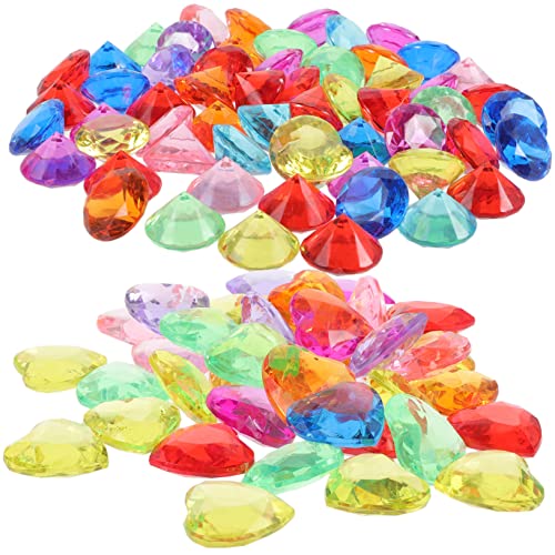 IMIKEYA 100 Stück Schmuckstücke für Edelsteine zum Basteln Herz Bausatz bastelsets für Bling Strass-Aufkleber Zubehör für die Kunstherstellung Acryl IMIKEYA 100 Stück Schmuckstücke für Edelsteine zum Basteln Herz Bausatz bastelsets für Bling Strass-Aufkleber Zubehör für die Kunstherstellung Acryl von IMIKEYA