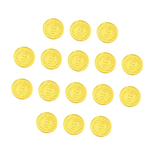 IMIKEYA 100 Stück Simulierte Goldmünzen Für Klein Geld Mini Schatz Piraten-goldmünzen Mit Goldmünzen Golden IMIKEYA 100 Stück Simulierte Goldmünzen Für Klein Geld Mini Schatz Piraten-goldmünzen Mit Goldmünzen Golden von IMIKEYA