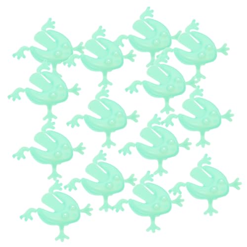 IMIKEYA 100 Stück Springende Froschspielzeuge Froschspringer Froschhüpfspielzeug Partyspielzeug Für Goodie Bags Frösche Für Kleine Frösche Partygeschenke Grüner Kunststoff von IMIKEYA