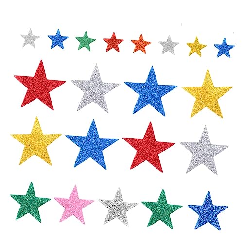 IMIKEYA 100 Stück Sternform Glitzer Aufkleber Selbstklebend für Je für Bastelprojekte Schulprojekte und Dekoration IMIKEYA 100 Stück Sternform Glitzer Aufkleber Selbstklebend für Je für Bastelprojekte Schulprojekte und Dekoration von IMIKEYA