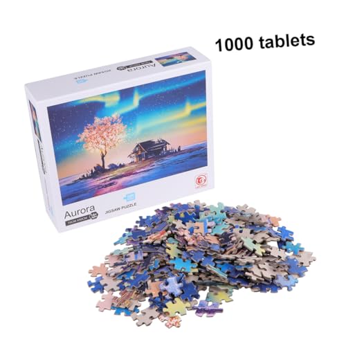 IMIKEYA 1000 Stück Teiliges Lernspielzeug für Pädagogisches Puzzle für Stressabbau für Frühe Bildung Kreatives Geduldsspiel für Jungen Ansprechend von IMIKEYA