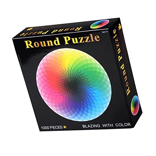 IMIKEYA 1000 Stück Teiliges Rundes Puzzle für Erwachsene und Lehrreiches Puzzle für Familienunterhaltung Freizeitaktivitäten IMIKEYA 1000 Stück Teiliges Rundes Puzzle für Erwachsene und Lehrreiches Puzzle für Familienunterhaltung Freizeitaktivitäten von IMIKEYA