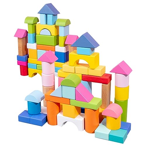 IMIKEYA 100Stücke Teiliges Geometrische Holzbausteine Umweltfreundliches Lernspielzeug Für Fördert Kreativität Und Räumliches Für Jungen Und Jahren IMIKEYA 100Stücke Teiliges Geometrische Holzbausteine Umweltfreundliches Lernspielzeug Für Fördert Kreativität Und Räumliches Für Jungen Und Jahren von IMIKEYA