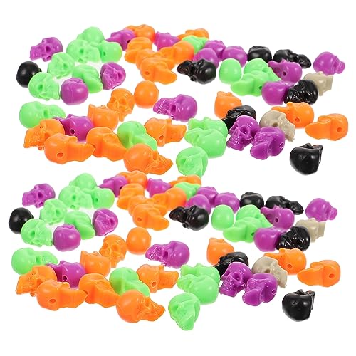IMIKEYA 100Stücke Totenköpfe Skelett Dekorationen Für Halloween Partys Leichtes Für Grusel Maskeraden Und Karneval von IMIKEYA