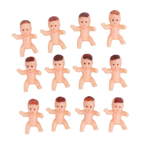 IMIKEYA 100St Gefälligkeiten für die Babyparty Badewannenspielzeug für Kinder Puppe plastikbabys plastic babies Ornament babygeburtstag dekorationen Mini-Babys für Babyparty Requisiten von IMIKEYA