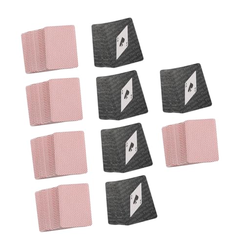 IMIKEYA 10Er Box Poker Party Kleine Spielkarten Karten Spiel Miniatur Spielkarten Spielkarten Poker Miniatur Karte Party Gastgeschenk Mini Spielkarte Poker Karten Papier von IMIKEYA