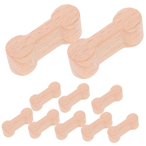 IMIKEYA 10Stücke Teiliges Eisenbahnschienen Verbinder Dekorative Schnallen für Kreative Gleis Kombinationen Sicher und Langlebig für Holzspielzeug und Layouts von IMIKEYA