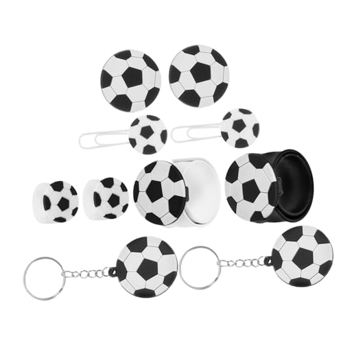 IMIKEYA 10Stücke Teiliges Fußball Geschenkset für Sichere Spielzeuge Schlüsselanhänger Ringe Lesezeichen Anstecknadeln für Fußball Partys Geburtstagsgeschenke IMIKEYA 10Stücke Teiliges Fußball Geschenkset für Sichere Spielzeuge Schlüsselanhänger Ringe Lesezeichen Anstecknadeln für Fußball Partys Geburtstagsgeschenke von IMIKEYA