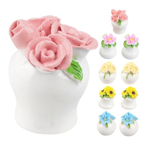 IMIKEYA 10Stücke Teiliges Topfpflanzen Simulierte Bonsai Dekoration Für Puppenhäuser Und Mikrolandschaften Lebendige Farben Und Angenehme Oberflächenstruktur IMIKEYA 10Stücke Teiliges Topfpflanzen Simulierte Bonsai Dekoration Für Puppenhäuser Und Mikrolandschaften Lebendige Farben Und Angenehme Oberflächenstruktur von IMIKEYA