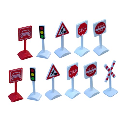 IMIKEYA Pädagogisches Ampelspielzeug Für Jungen Und Mädchen 11-teiliges Mini-verkehrszeichen-Spielzeug Simulation Eines Verkehrszeichenmodells Für Jungen Und Mädchen Tragbar Und IMIKEYA Pädagogisches Ampelspielzeug Für Jungen Und Mädchen 11-teiliges Mini-verkehrszeichen-Spielzeug Simulation Eines Verkehrszeichenmodells Für Jungen Und Mädchen Tragbar Und von IMIKEYA