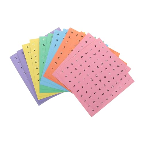 IMIKEYA Niedliche Buchstabenaufkleber Im Koreanischen Stil – Alphabet-Aufkleber Für Journale Scrapbook-zubehör Projekte von IMIKEYA