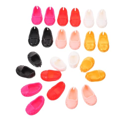 IMIKEYA 12er-Pack Miniatur-puppenschuhe Anziehschuhe Für Babypuppen Spielzeugschuhe Flaches Design Für Komfort Miniaturschuhe Für Puppenzubehör IMIKEYA 12er-Pack Miniatur-puppenschuhe Anziehschuhe Für Babypuppen Spielzeugschuhe Flaches Design Für Komfort Miniaturschuhe Für Puppenzubehör von IMIKEYA