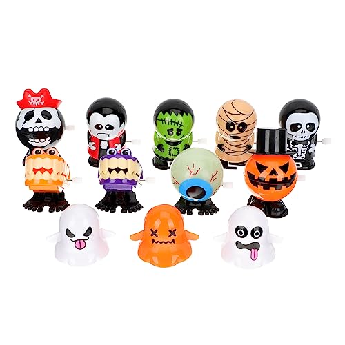 IMIKEYA 12 Stück Aufzieh Halloween- Für Schädelspielzeug Aufziehen Gehendes, Aufziehbares Federspielzeug Halloween-kinderspielzeug Wicklung Colorful Plastik IMIKEYA 12 Stück Aufzieh Halloween- Für Schädelspielzeug Aufziehen Gehendes, Aufziehbares Federspielzeug Halloween-kinderspielzeug Wicklung Colorful Plastik von IMIKEYA