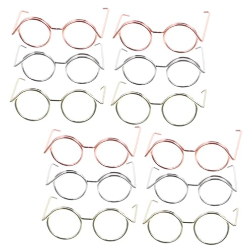 IMIKEYA 12 Stück Brille Spielzeugzubehör Mini-Zubehör Mini-Sonnenbrille zum Basteln Puppenhaus-Szenerie-Requisiten Mini-Brille Miniatur-Brille Glashandwerk Miniaturhauszubehör Kupferkabel IMIKEYA 12 Stück Brille Spielzeugzubehör Mini-Zubehör Mini-Sonnenbrille zum Basteln Puppenhaus-Szenerie-Requisiten Mini-Brille Miniatur-Brille Glashandwerk Miniaturhauszubehör Kupferkabel von IMIKEYA