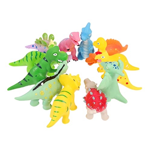 IMIKEYA 12 Stück Dinosaurier- lustiges Dinosaurierspielzeug für Badezimmertiere süßes Badespielzeug Tierspielzeug Badespielzeug für Kleinkinder Vinyl von IMIKEYA