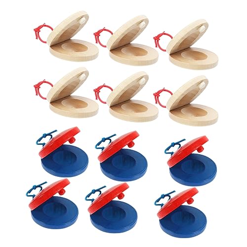 IMIKEYA 12 Stück Holzklappern für Pädagogisches Musikinstrument zur des Rhythmusgefühls für Kleinkinder und Vorschulkinder Sicheres Geruchsfreies Material Fördert Musikalisches Interesse IMIKEYA 12 Stück Holzklappern für Pädagogisches Musikinstrument zur des Rhythmusgefühls für Kleinkinder und Vorschulkinder Sicheres Geruchsfreies Material Fördert Musikalisches Interesse von IMIKEYA