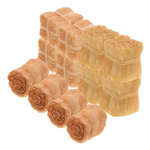 IMIKEYA 12 Stück Mini-Ballenornament Heu Puppe Kleinkinder Szene gefälschter Ballen Miniatur -Stütze Kunstballen Miniballen zum Basteln simuliert schmücken Harz Khaki IMIKEYA 12 Stück Mini-Ballenornament Heu Puppe Kleinkinder Szene gefälschter Ballen Miniatur -Stütze Kunstballen Miniballen zum Basteln simuliert schmücken Harz Khaki von IMIKEYA