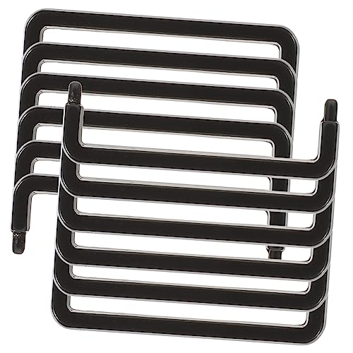 IMIKEYA 12 Stück Mini-Schubladengriff puppenhauszubehör Mini Schubladengriffe DIY Miniaturhaus Dekoration Puppenhaus Mini-Tablett Spender Tür Mini-Hausverzierung Puppenmöbel Metall Black IMIKEYA 12 Stück Mini-Schubladengriff puppenhauszubehör Mini Schubladengriffe DIY Miniaturhaus Dekoration Puppenhaus Mini-Tablett Spender Tür Mini-Hausverzierung Puppenmöbel Metall Black von IMIKEYA
