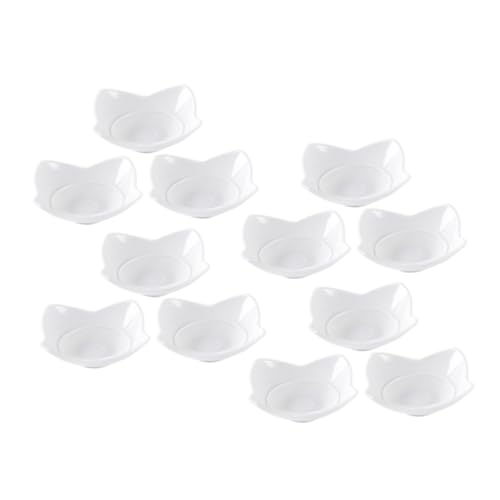 IMIKEYA 12 Stück Mini-Smoothie-kuchenform Dekoration Der Küchenszene Requisiten Für Das Szenenlayout Tablett Mini- Kleine Teller Mini-geschirrmodell Mini-speiseteller Abs von IMIKEYA
