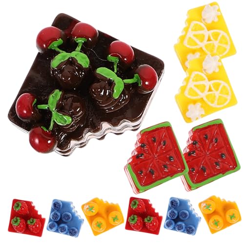 IMIKEYA 12Stücke Miniatur Harzkuchen Satz für Kinder Realistische Dekoration für Puppenhaus und Selbstgemacht Handwerksprojekte Kleiner Lebensmittelsimulation Kunst Dessert Modell IMIKEYA 12Stücke Miniatur Harzkuchen Satz für Kinder Realistische Dekoration für Puppenhaus und Selbstgemacht Handwerksprojekte Kleiner Lebensmittelsimulation Kunst Dessert Modell von IMIKEYA