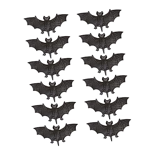 IMIKEYA 12 Stück Simulierte Fledermaus Aus Weichem Gummi Halloween Requisiten Halloween Sachen Streiche Für Partyzubehör Dekoration Ornamente Für Halloween Fledermaus IMIKEYA 12 Stück Simulierte Fledermaus Aus Weichem Gummi Halloween Requisiten Halloween Sachen Streiche Für Partyzubehör Dekoration Ornamente Für Halloween Fledermaus von IMIKEYA