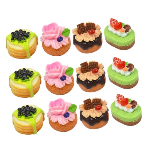 IMIKEYA 12 Stück Simulierter Obstkuchen Kuchenimitat Miniatur -Szenenzubehör Nachtisch Spielzeuge Dessertringe Miniatur-Kuchendessert Miniatur-Food-Modell Mini-Dessert Harz IMIKEYA 12 Stück Simulierter Obstkuchen Kuchenimitat Miniatur -Szenenzubehör Nachtisch Spielzeuge Dessertringe Miniatur-Kuchendessert Miniatur-Food-Modell Mini-Dessert Harz von IMIKEYA