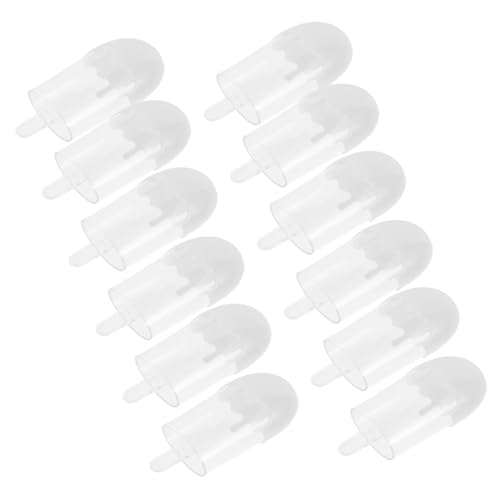 IMIKEYA 12 Stück Süßigkeiten Box Durchsichtige Partybevorzugungsboxen Klare Bevorzugungsboxen Hochzeitsbonbonsboxen Transparente Geschenkboxen Schokoladenschachteln Leer Weiß Plastik von IMIKEYA