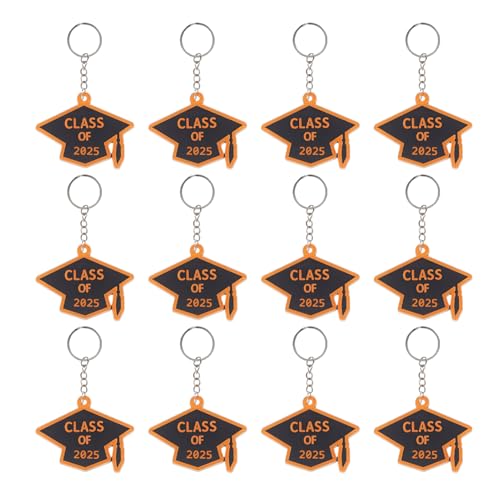 IMIKEYA 12 Stück Teiliges Abschluss Schlüsselanhänger für Inspirierender Erinnerungsring Schwarz Gold als zur Graduierung für Partys Dekorativer Anhänger für Taschen und Geldbörsen IMIKEYA 12 Stück Teiliges Abschluss Schlüsselanhänger für Inspirierender Erinnerungsring Schwarz Gold als zur Graduierung für Partys Dekorativer Anhänger für Taschen und Geldbörsen von IMIKEYA