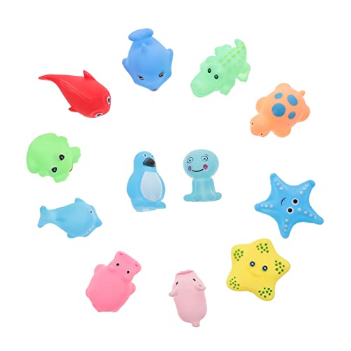 IMIKEYA 12 Stück Teiliges Badespielzeug für Kleinkinder Tierische Badeaccessoires für Junge Mädchen Sichere und Lustige Badewannenspielzeuge aus Vinyl für Badespaß der Badewanne Pool IMIKEYA 12 Stück Teiliges Badespielzeug für Kleinkinder Tierische Badeaccessoires für Junge Mädchen Sichere und Lustige Badewannenspielzeuge aus Vinyl für Badespaß der Badewanne Pool von IMIKEYA