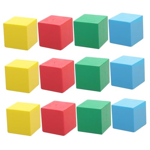 IMIKEYA 12 Stück Teiliges Bunter Holzbausteine für Frühkindliche Bildung Sicheres Natürliches Material Kreativität und Farberkennung für Jahren IMIKEYA 12 Stück Teiliges Bunter Holzbausteine für Frühkindliche Bildung Sicheres Natürliches Material Kreativität und Farberkennung für Jahren von IMIKEYA