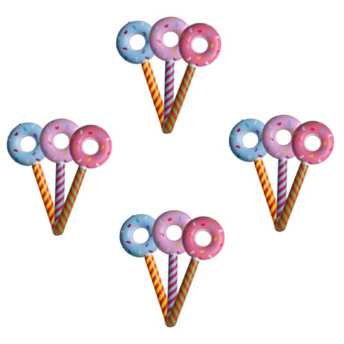 IMIKEYA 12 Stück Teiliges Donut Form Ballon Stick Luftballons für Fröhliche Partydekorationen für Geburtstagsfeiern Hochzeiten und Themenpartys Zufällige Farbe IMIKEYA 12 Stück Teiliges Donut Form Ballon Stick Luftballons für Fröhliche Partydekorationen für Geburtstagsfeiern Hochzeiten und Themenpartys Zufällige Farbe von IMIKEYA