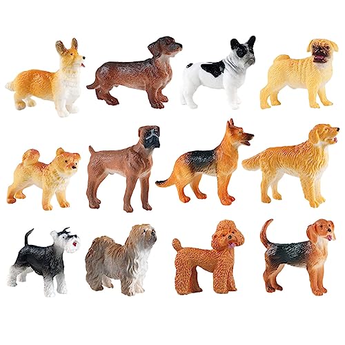 IMIKEYA 12 Stück Teiliges Hundefiguren Realistische Hundestatue für Dekoration Lernspielzeug für Partys und Sammlungen IMIKEYA 12 Stück Teiliges Hundefiguren Realistische Hundestatue für Dekoration Lernspielzeug für Partys und Sammlungen von IMIKEYA