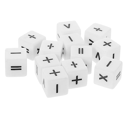 IMIKEYA 12 Stück Teiliges Mathematik Lernspielzeug für Operator für Zählen und Rechnen für Mathematikunterricht und Lernhilfe von IMIKEYA